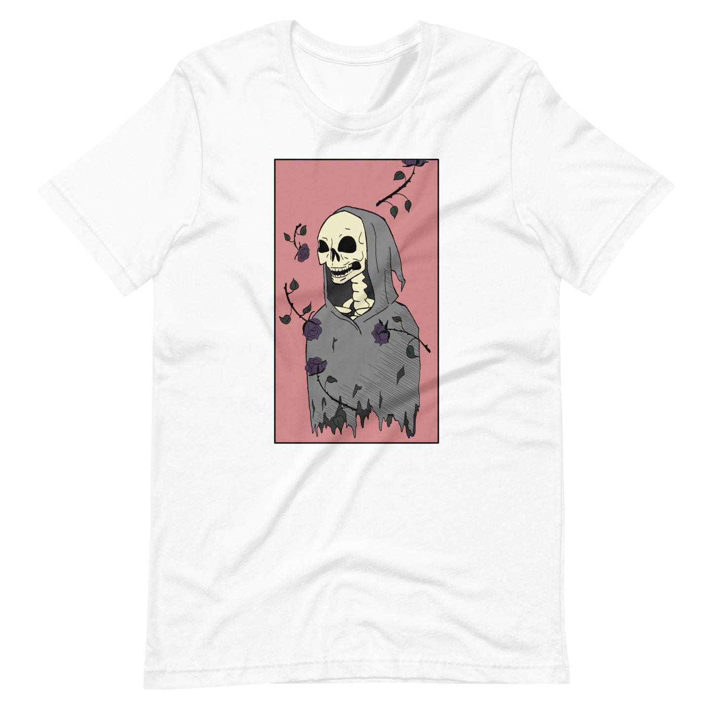 Unisex Dead Roses White Tee (FULL STOCK)